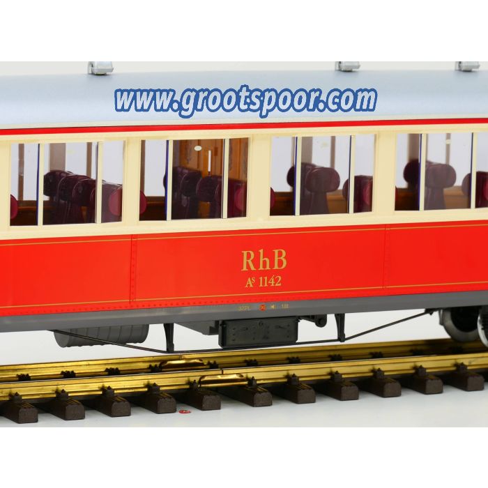LGB 30650 RhB-Salonwagen As 1142 Met binnenverlichting, Metallrader - sku: 20220609014654 - Gebraucht - Sehr guter Zustand - Bild 3