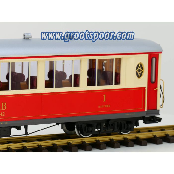 LGB 30650 RhB-Salonwagen As 1142 Met binnenverlichting, Metallrader - sku: 20220609014654 - Gebraucht - Sehr guter Zustand - Bild 4