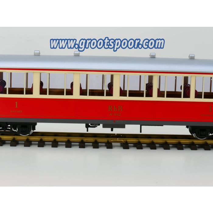 LGB 30650 RhB-Salonwagen As 1142 Met binnenverlichting, Metallrader - sku: 20220609014654 - Gebraucht - Sehr guter Zustand - Bild 6