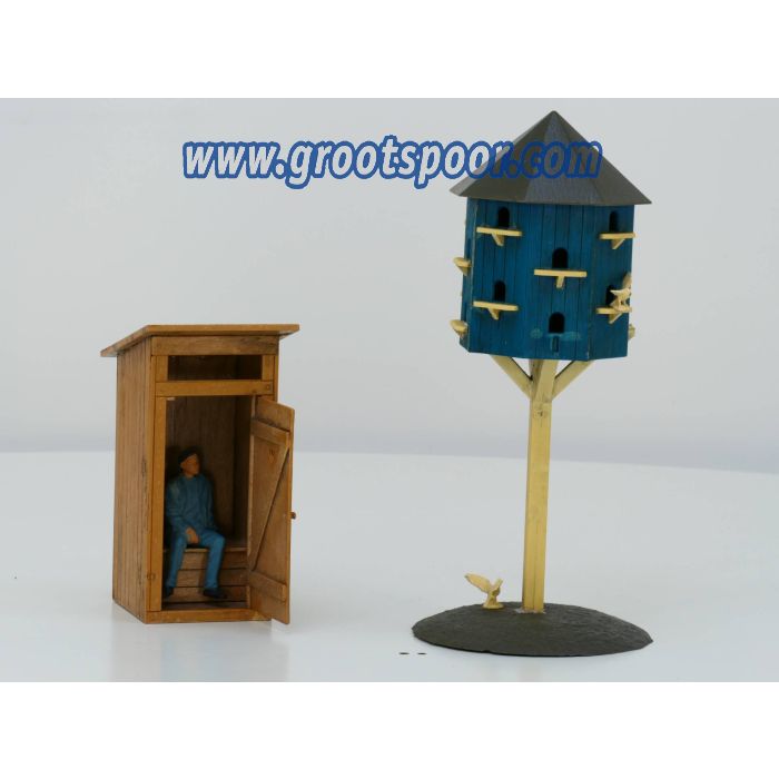 POLA 331764 Taubenhaus mit stillem Örtchen, Gebouwd model