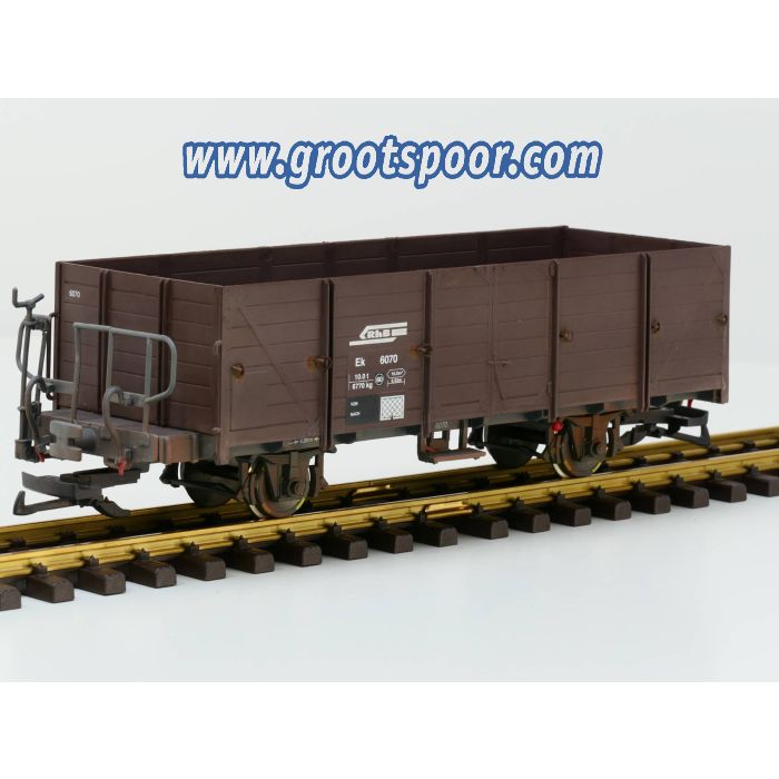 KISS 1030 Rhb Hochbordwagen EK 6070, Metallrader, Gesupert & Gealtert.