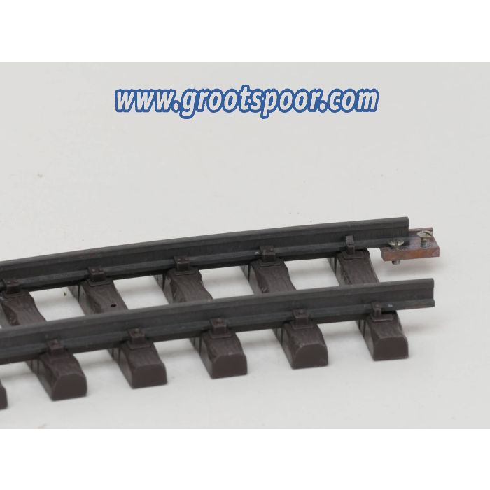 LGB 15000 Gebogenes Gleis,R2,30 Grad, Ongepoetst, met Schroefbare railverbinders