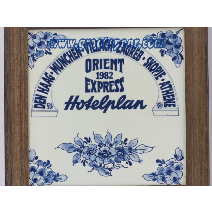 Orient Express 1982 Hotelplan  Den Haag - Munchen - Villach - Zagreb - Skopje - Athene
