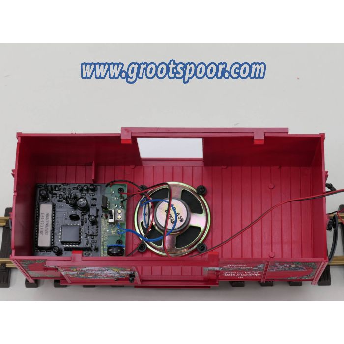 LGB 43352 Güterwagen mit Weihnachtssound, Vitrinemodell