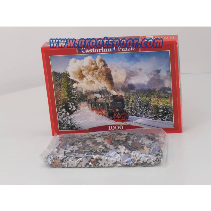 Puzzel Castorland Steam Train 1000 stukjes en een puzzel HSB Viadukt 1000 stukjes. #4626