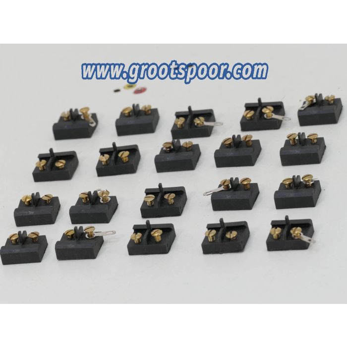 Massoth 8102020 Isolierschienenverbinder Spur G,;für Messing 20St.