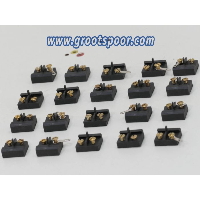 Massoth 8102020 Isolierschienenverbinder Spur G,;für Messing 20St.