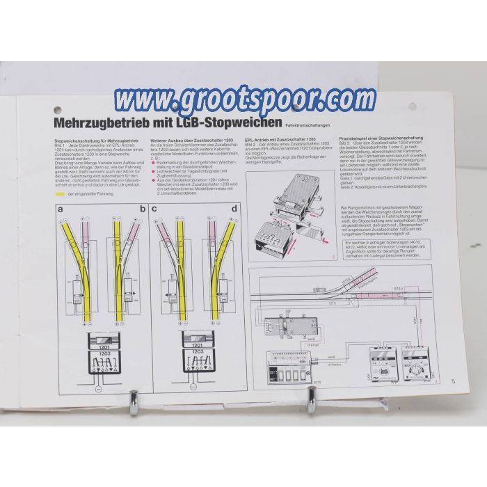 LGB 0021 EPL - Technik Weiche + Signal