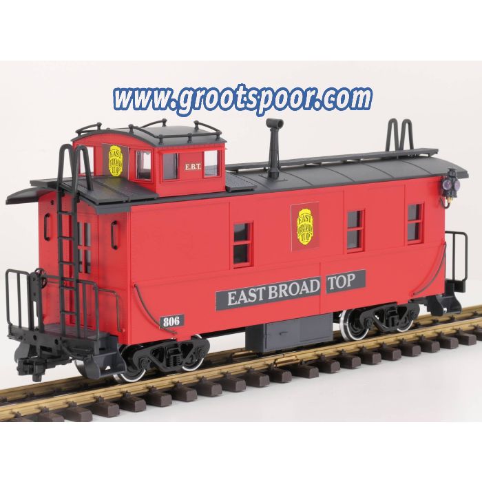 LGB 42793 Caboose (2x norm. + 2x Kugellager), Stromabnahme, Innenbeleuchtung, Schlussbeleuchtung, 1 Figuur