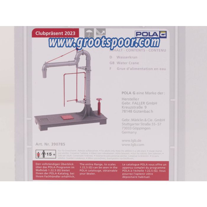 LGB / POLA Clubpräsent 2023 Wasserkran