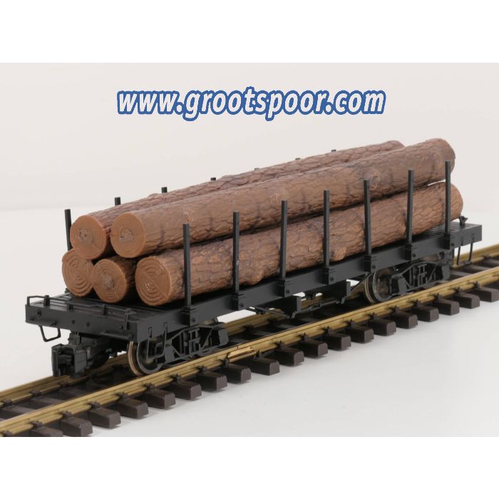 Bachmann 98470 Flat Car with Logs, Metallrader - sku: 20230929011114 - Used - Very good condition - Photo 2