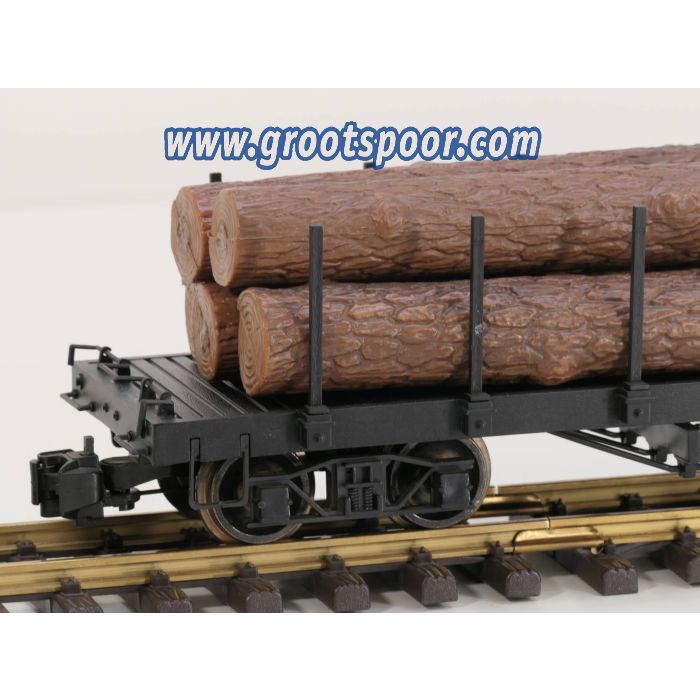 Bachmann 98470 Flat Car with Logs, Metallrader - sku: 20230929011114 - Used - Very good condition - Photo 3