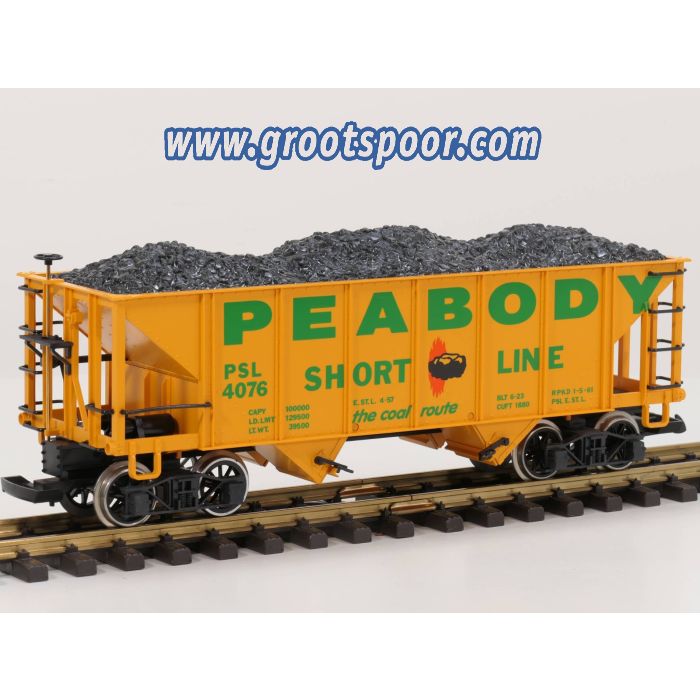 LGB 4076 - X01 Peabody Short Line Coal, Metallrader