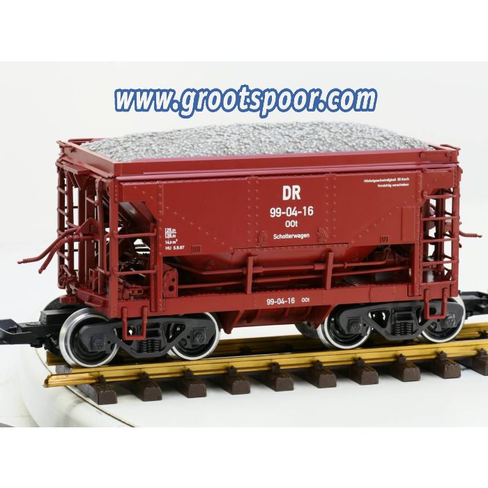 LGB 40049 DR Schüttgutwagen-Set, 4 Stück, Metallrader - sku: 20221208015516 - Gebraucht - Wie Neu - Bild 3