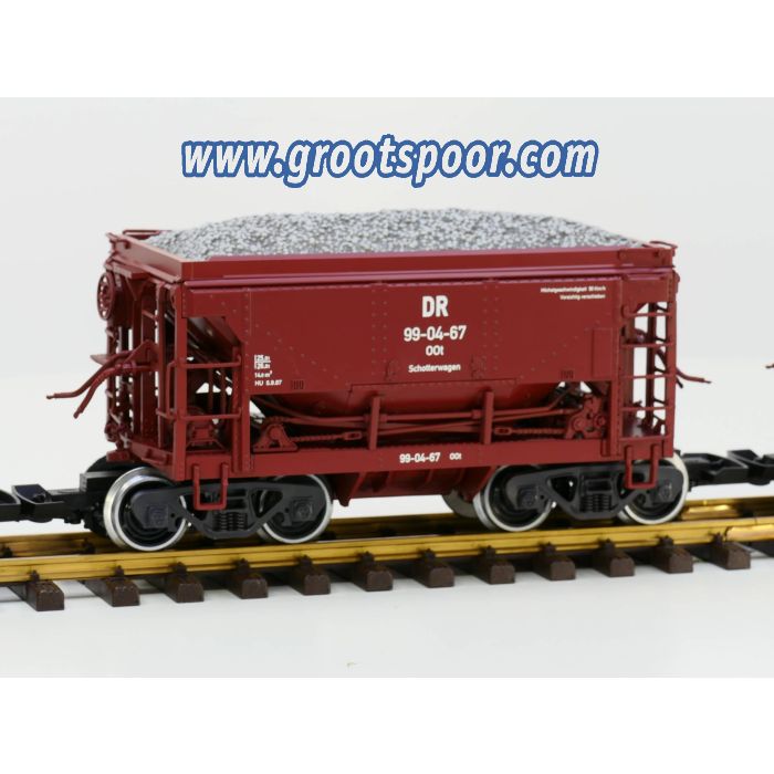 LGB 40049 DR Schüttgutwagen-Set, 4 Stück, Metallrader - sku: 20221208015516 - Gebraucht - Wie Neu - Bild 4