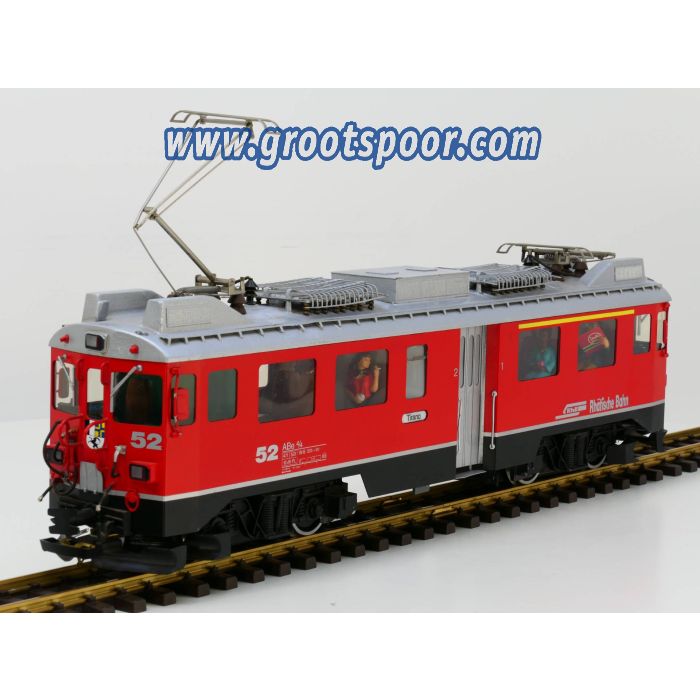 Scheba Adhäsionstriebwagen ABe 4/4III der Rhätischen Bahn, Nr. 52, Digitaal, Sound, Auto Entkuppler, 7 Figuren