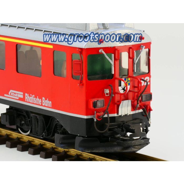 Scheba Adhäsionstriebwagen ABe 4/4III der Rhätischen Bahn, Nr. 52, Digitaal, Sound, Auto Entkuppler, 7 Figuren