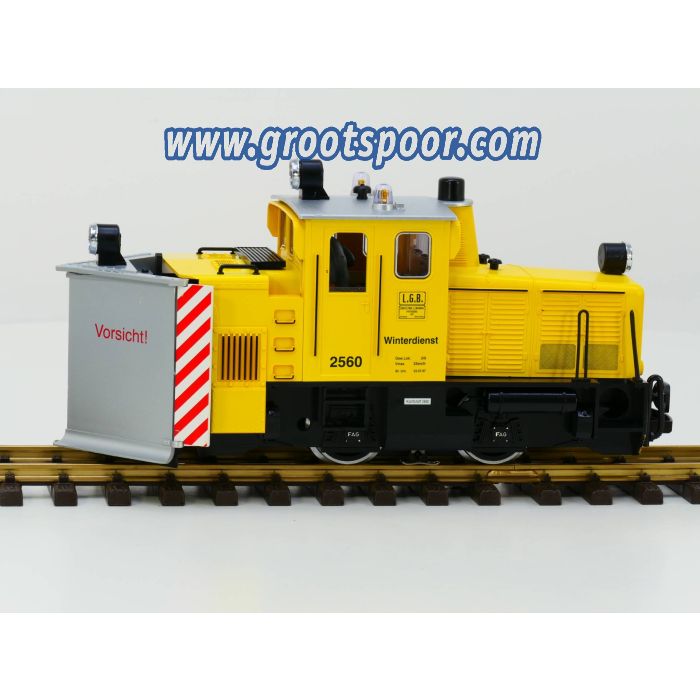 LGB 25604 Diesellok mit Schneepflug, Digitaal, Sound, Speicher - sku: 20221222122441 - Gebraucht - Sehr guter Zustand - Bild 2