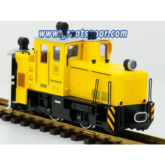 LGB 25604 Diesellok mit Schneepflug, Digitaal, Sound, Speicher