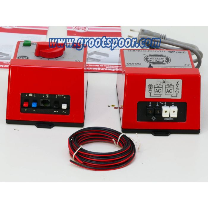 LGB 51070 + 50110 Set Wechselstromtrafo 6 A ,18Volt &  Elektron. Fahrregler 5A - sku: 20221229014912 - Gebraucht - Sehr guter Zustand - Bild 2