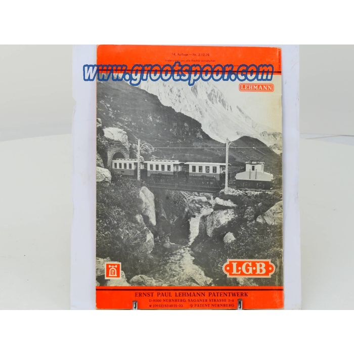 LGB Betriebsanleitung (1976) 14. Auflage Nr.2.12.76
