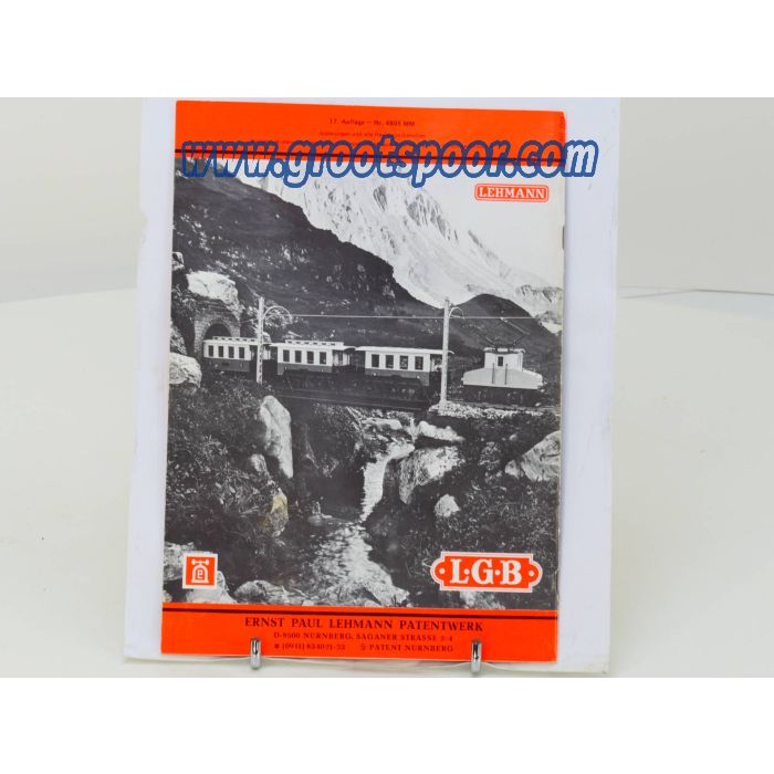 LGB Betriebsanleitung (1977) 17. Auflage Nr.4805 MM