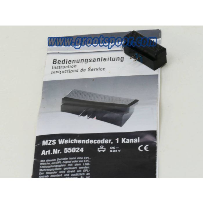 LGB 55024 MZS Weichendec, 1 Kanal