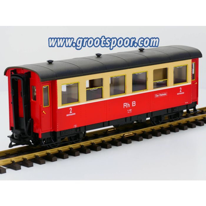 LGB 3064 D Eilzugwagen der Rhb - sku: 20230217111758 - Gebraucht - Sehr guter Zustand - Bild 2