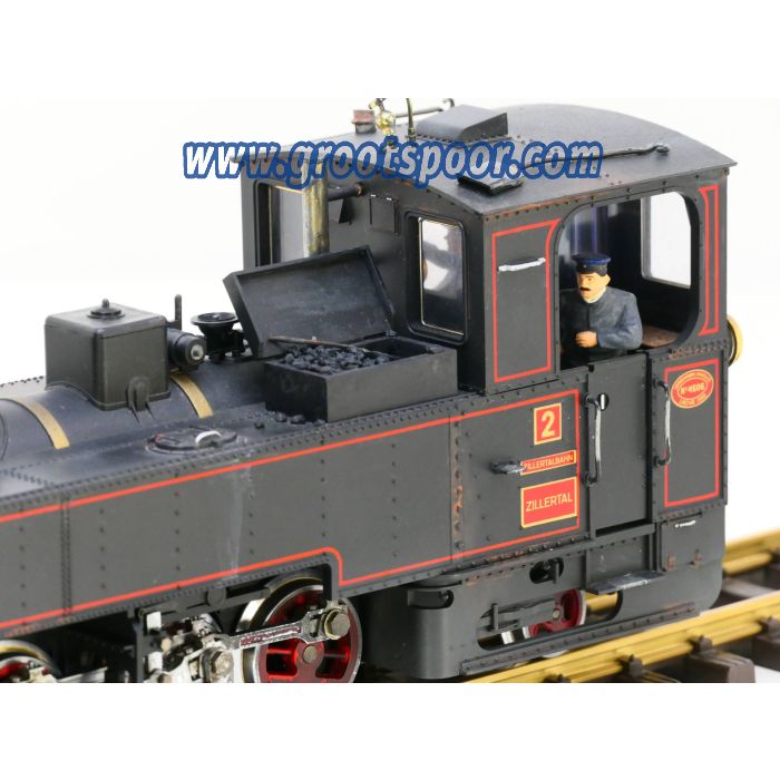 LGB 2171 D Tenderlok der Zillertalbahn no 2,Sound, Digitaal, Gesupert, Gealtert, Auto Entkuppler