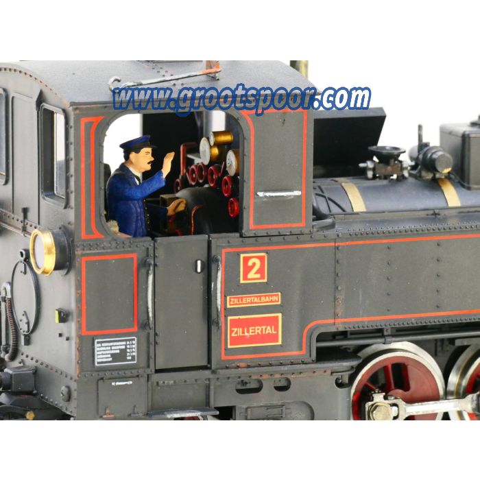 LGB 2171 D Tenderlok der Zillertalbahn no 2,Sound, Digitaal, Gesupert, Gealtert, Auto Entkuppler