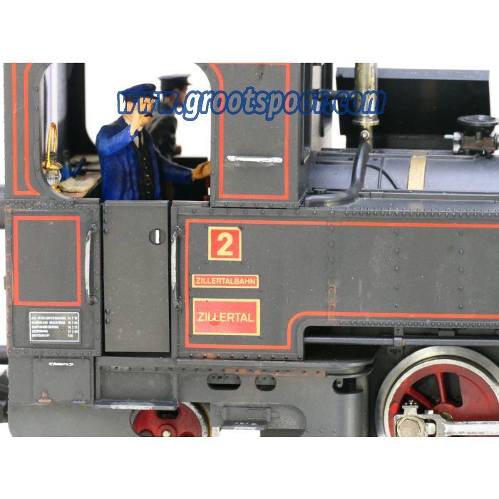 LGB 2171 D Tenderlok der Zillertalbahn no 2,Sound, Digitaal, Gesupert, Gealtert, Auto Entkuppler