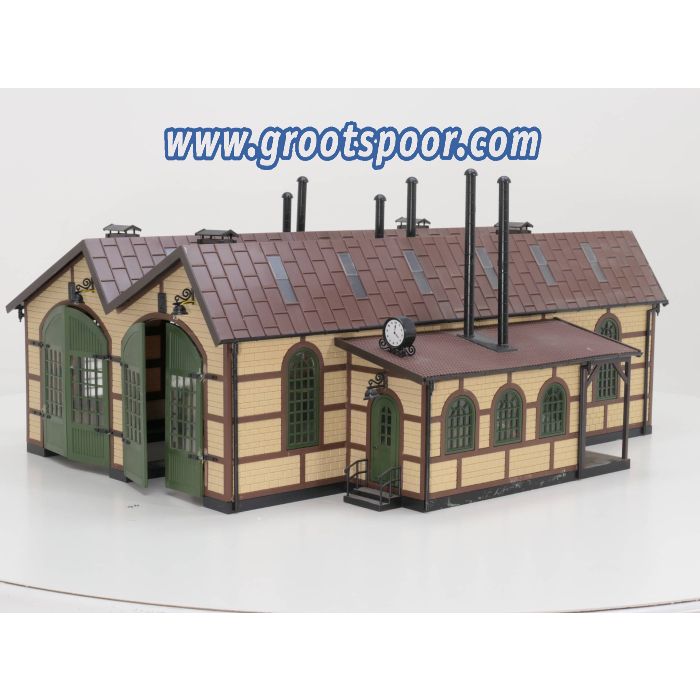 Märklin Spur1 5617 Lokschuppen mit Anbau, gebouwd model - sku: 20231006041613 - Gebraucht - Guter Zustand - Bild 2
