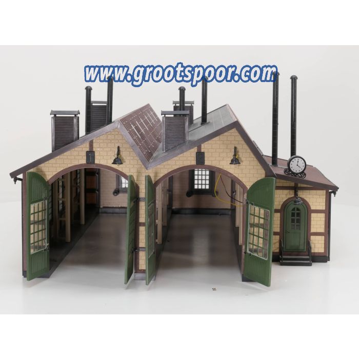 Märklin Spur1 5617 Lokschuppen mit Anbau, gebouwd model - sku: 20231006041613 - Gebraucht - Guter Zustand - Bild 6