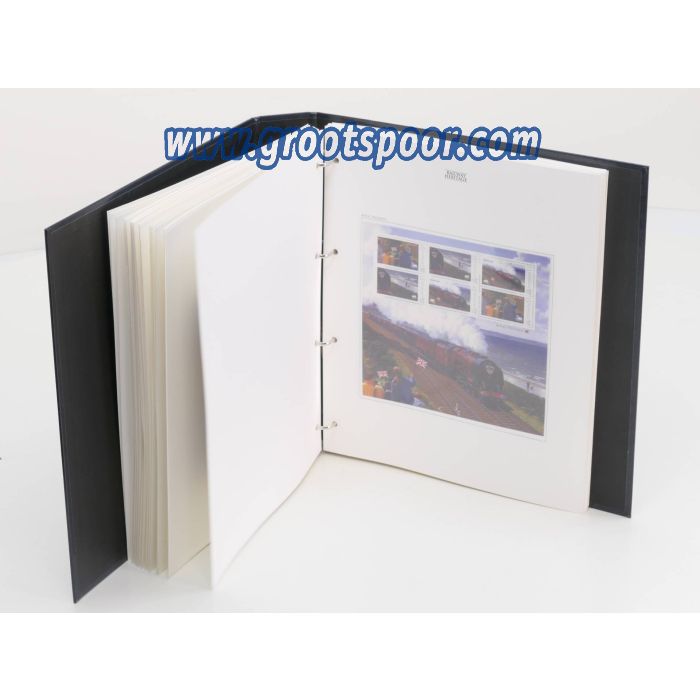 Postzegel boek van de Engelse spoorwegen, Briefmarken Buch englische der Englischen Eisenbahnen, stamps book of the English railroads met 36 pagina's #4985