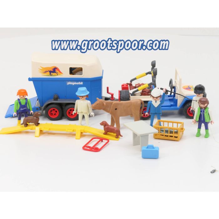 Playmobil paarden en dieren set