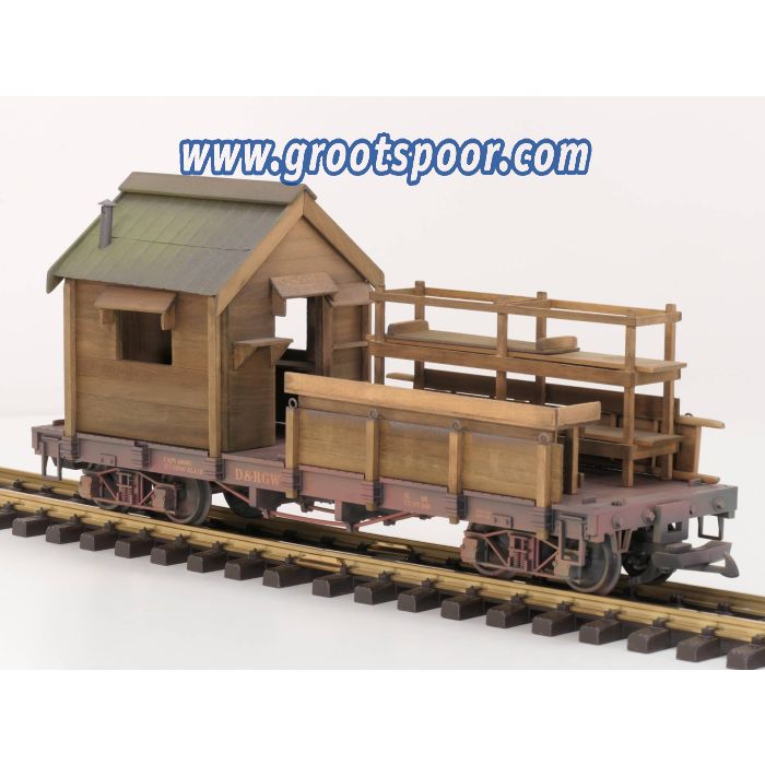 Mo Miniatur D&RGW Werkstattwagen 