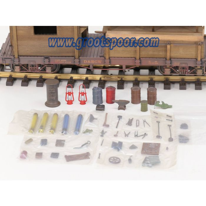 Mo Miniatur D&RGW Werkstattwagen 