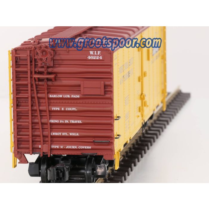 Aristo Craft Trains 46224 Schaal 1 : 29 West India Fruit & Steamship CO. Steel reefer Car, Klauwkoppeling