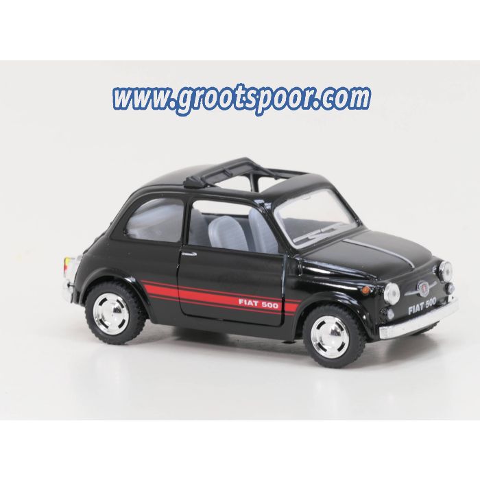 GSDCCkin 0005004db 1/24 Fiat 500 classic black, without display box