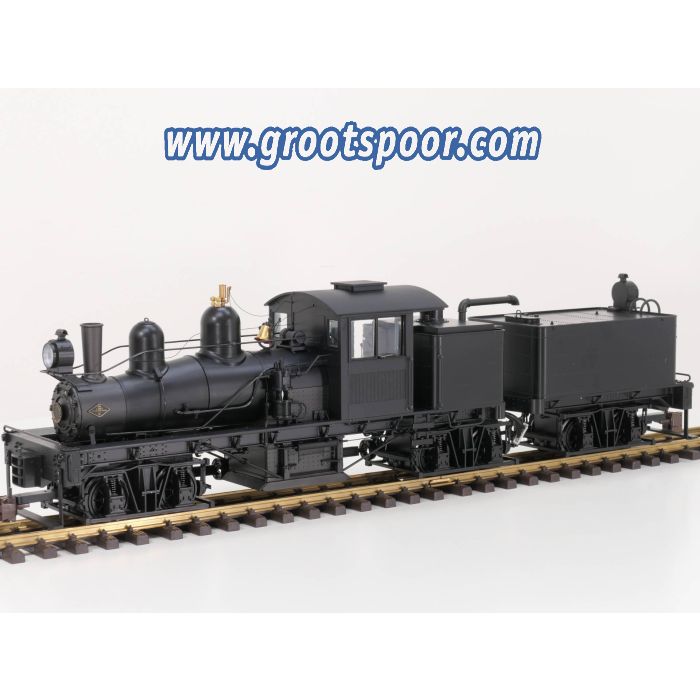 Bachmann 82499 Spectrum 1:20.3 Large Scale 55-Ton Three-Truck Shay, Klauwkoppeling