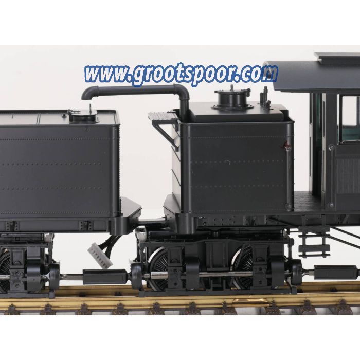 Bachmann 82499 Spectrum 1:20.3 Large Scale 55-Ton Three-Truck Shay, Klauwkoppeling