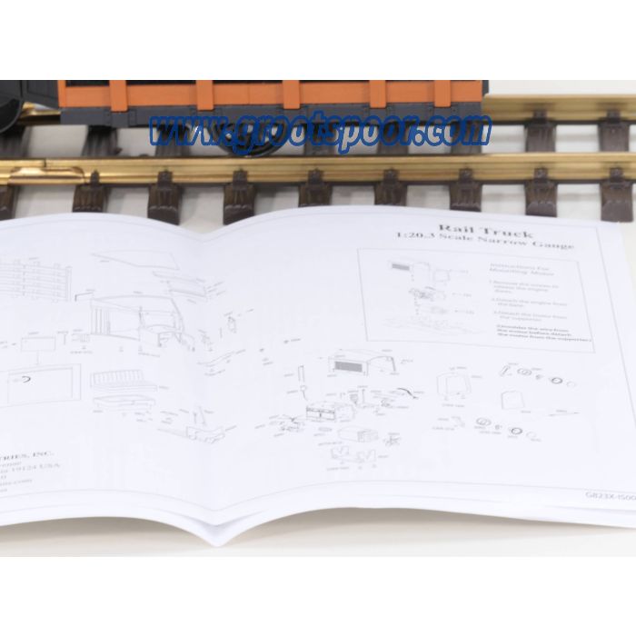 Bachmann 82396 Spectrum 1:20.3 Scale Narrow Gauge Rail Truck Rio Grande Southern Motor #1