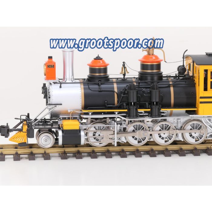Bachmann 83195 Spectrum 1:20.3 Denver & Rio Grande Bumble Bee Steam Locomotive No 345, Vitrinemodel, Digitaal,Sound