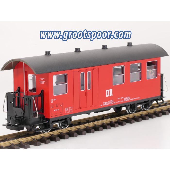 LGB 31710 DR/HSB personenwagon 902-304 KBD 2xKugell Achse, 2xnormale Metallachse, 2x Massoth Innenbeleuchtung. 5x Preiser Figur - sku: 20231130041713 - Gebraucht - Guter Zustand - Bild 2