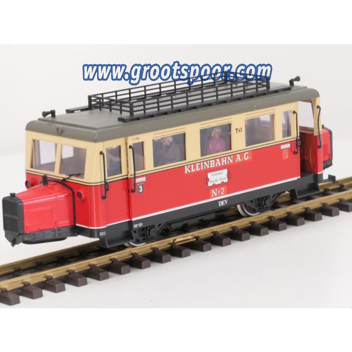 LGB 2066 Wismarere Schienenbus, Digitaal Sound, Energiespeicher, 8 Figuren, Wagenkupplung