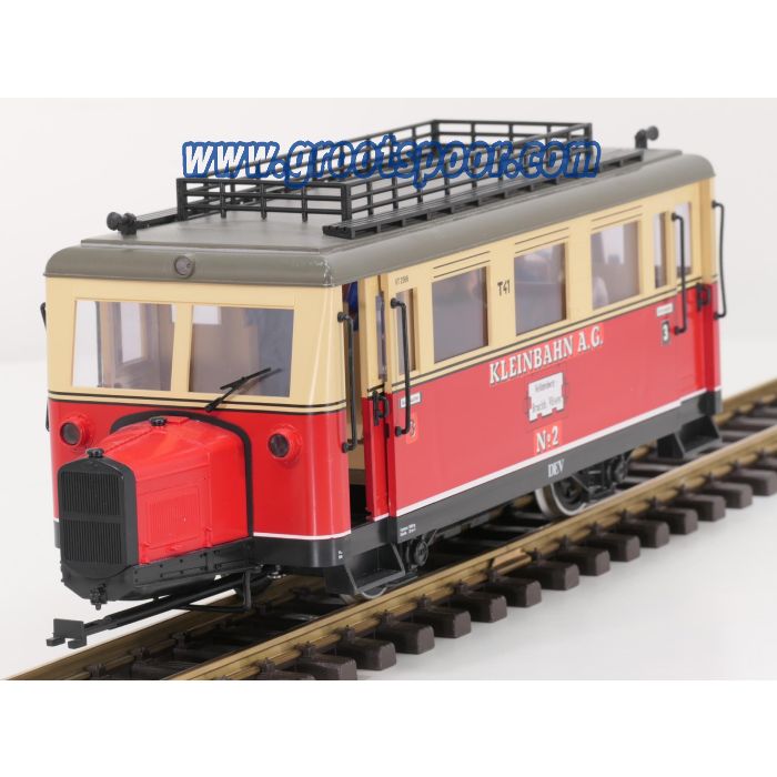 LGB 2066 Wismarere Schienenbus, Digitaal Sound, Energiespeicher, 8 Figuren, Wagenkupplung