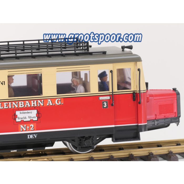 LGB 2066 Wismarere Schienenbus, Digitaal Sound, Energiespeicher, 8 Figuren, Wagenkupplung