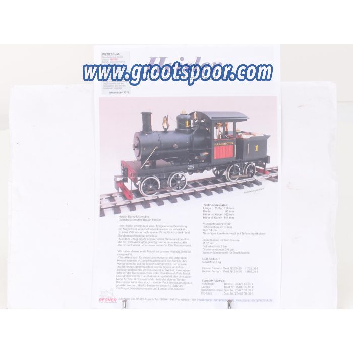 Regner 25425 Echtdamp Heisler Dampflok nr 25425 Fertigmodell - sku: 20231214014338 - Gebraucht - Wie Neu - Bild 11