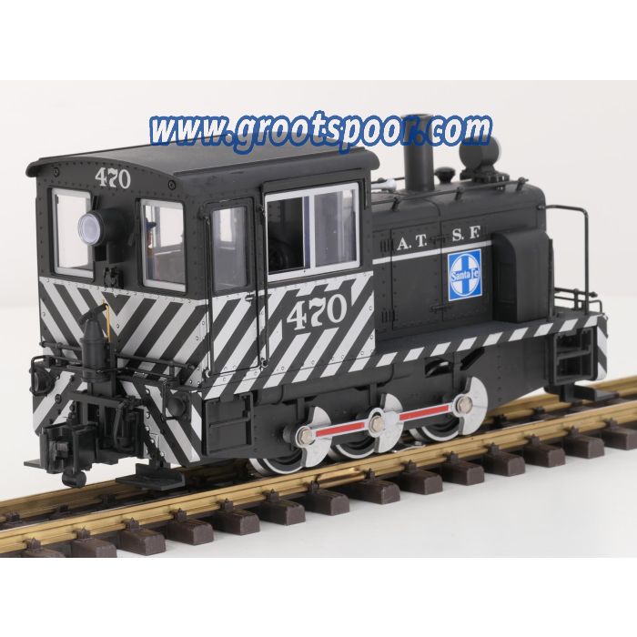 LGB 23620 Amerikaanse rangeerlok ATSF 470, Klauwkoppelingen - sku: 20231216034940 - Used - Very good condition - Photo 2