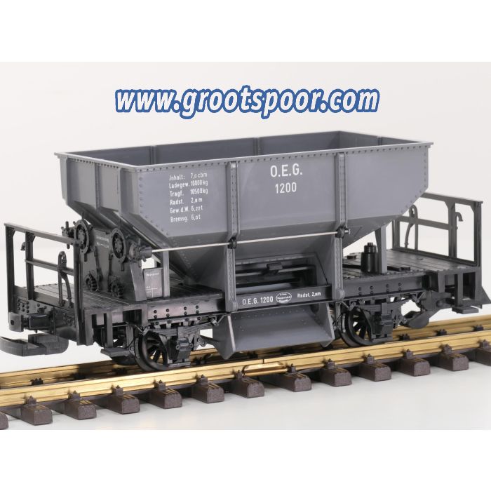 LGB 4041 G A  Schotterwagen der OEG RARITAT, SAMMLERMODELL